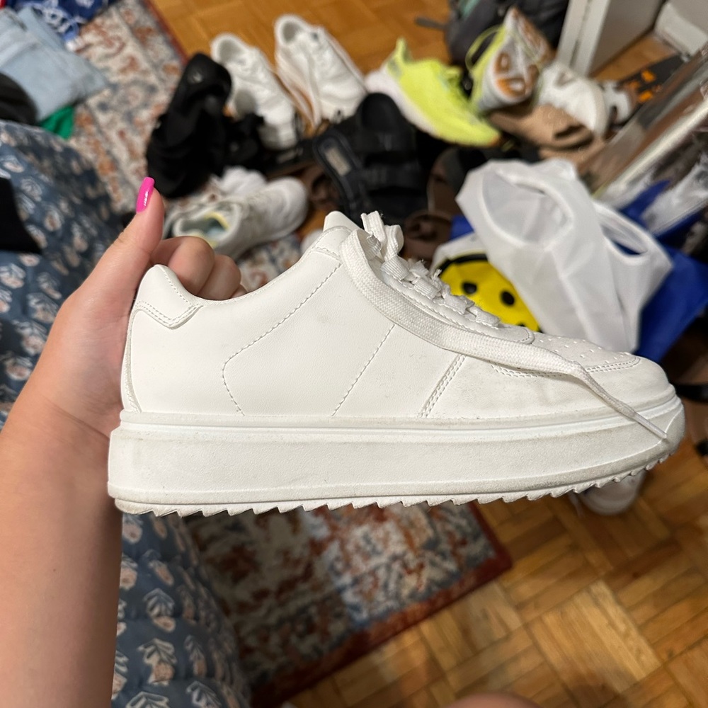 Madden Girl / Steve Madden Platform White sneakers